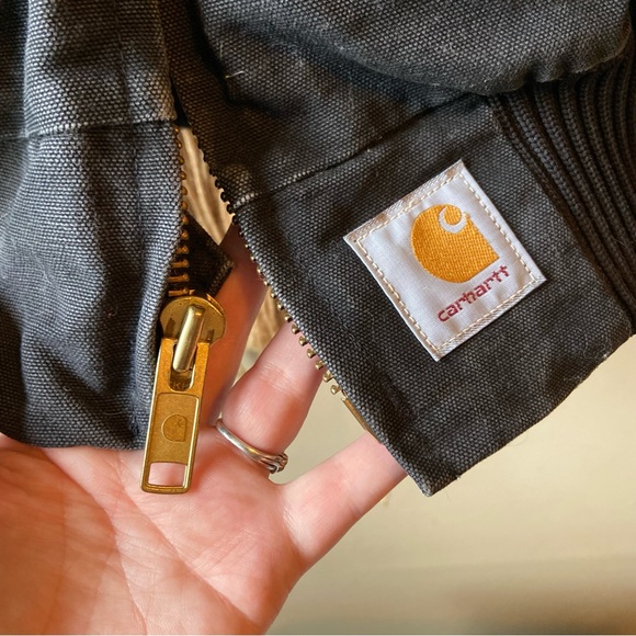 Vintage 90’s Carhartt Santa Fe Flannel Lined Jacket - Picture 6 of 10